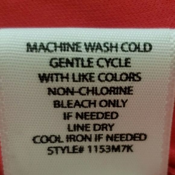 Maurices Sleeveless Sheath Ruffle Neckline Midi Dress Size 5/6 Coral - Picture 8 of 8